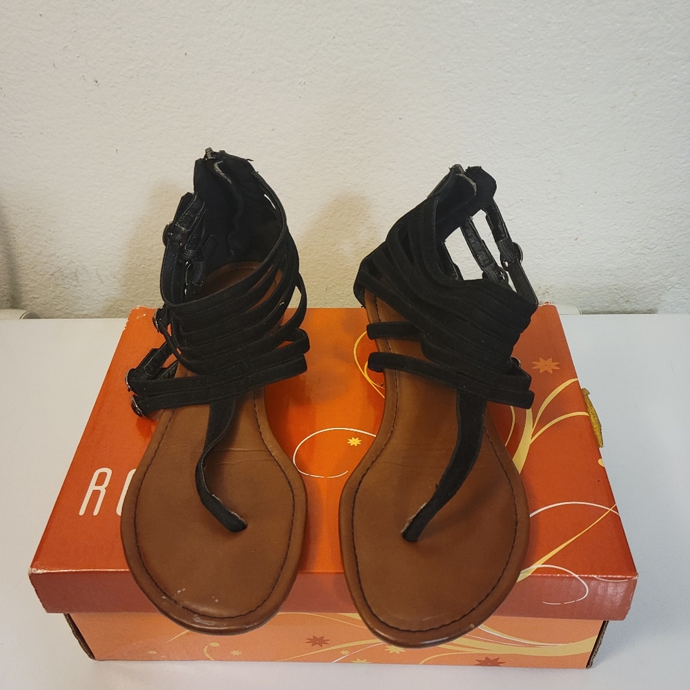 Black sandals